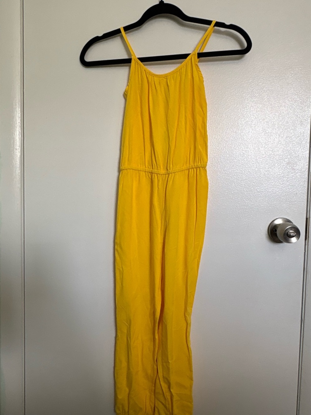 The Children's Place Yellow Spaghetti-Strap Jumpsuit